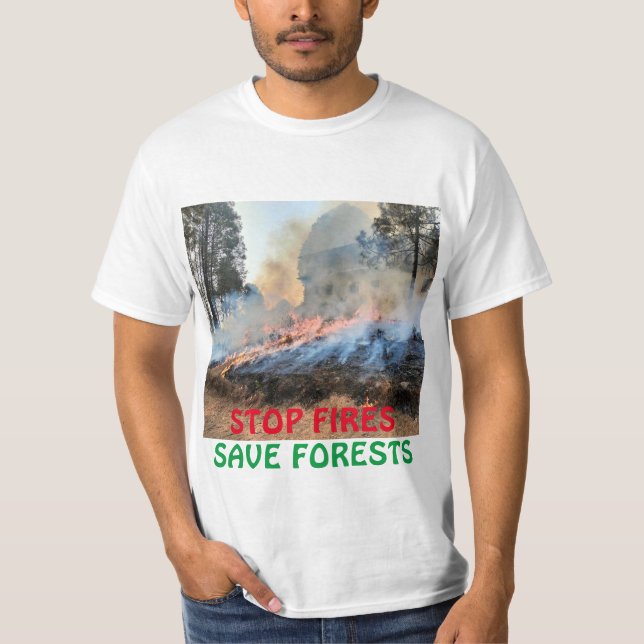Camiseta Guarda: Protegendo nossas florestas de Preciosos (Frente)