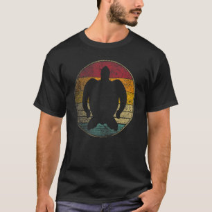 Camiseta Guardar As Tartarugas O Estilo De Retrô Em Perturb