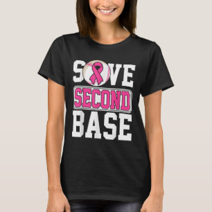 Camiseta Guardar Cancer de Leitura do Jogador de Basebol Ba