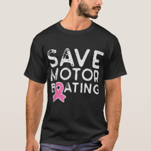 Camiseta Guardar Cancer de Mama Engraçado de Fita Rosa do B