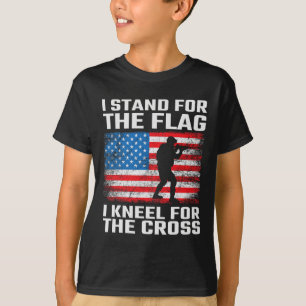 Camiseta Guardar O Cabelo De Bandeira Da Cruz