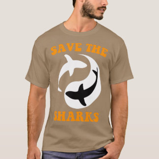 Camiseta Guardar o mergulhador de tubarões para proteção da