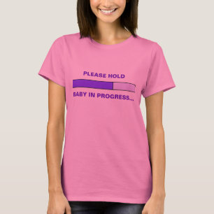 Camiseta Guardare por favor, bebê em andamento
