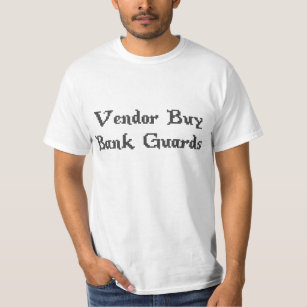 Camiseta Guardas de banco em linha do comprar do vendedor