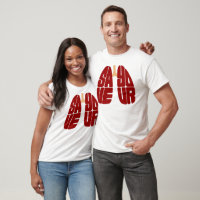 GUARDE A SUA Camisa-T DE PULMÕES