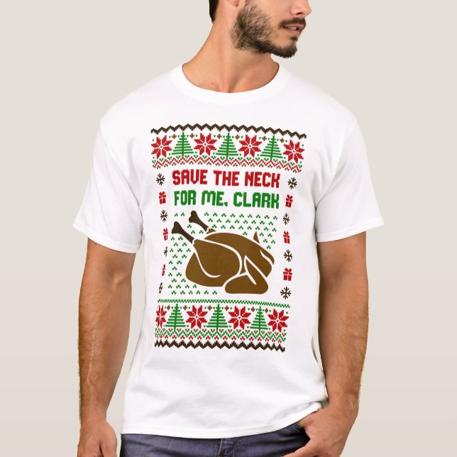 Camiseta Guarde O Pescoço Para Mim, Clark Ugly Sweater (Frente)