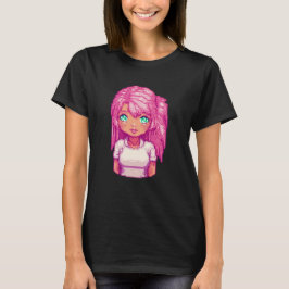 Camiseta Guardiã Celestial garota rosa