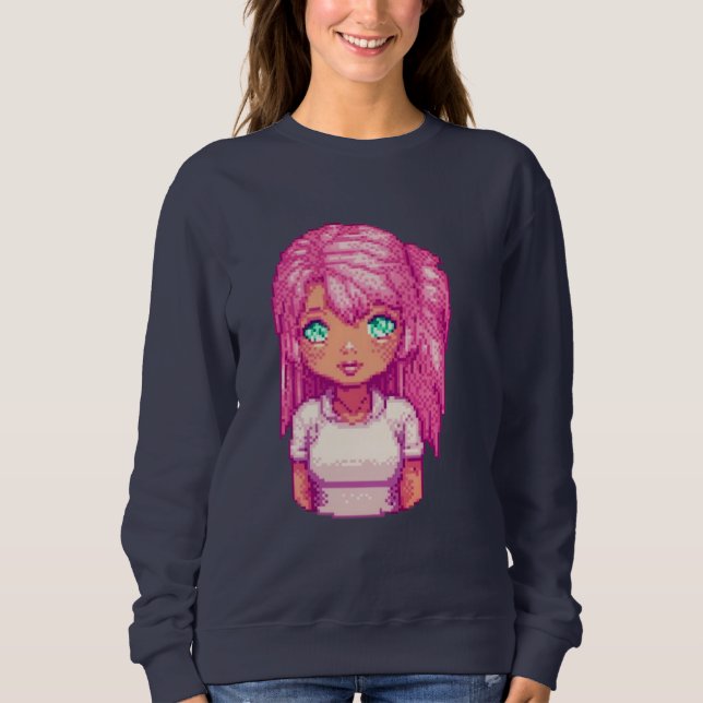 Camiseta Guardiã Celestial garota rosa (Frente)