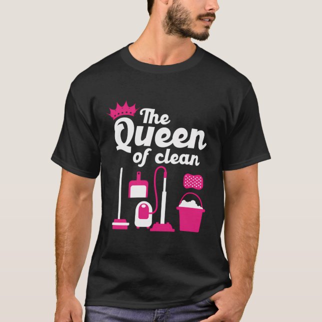Camiseta Guardiã Escolar Mulheres Janitress Rainha De Clea (Frente)
