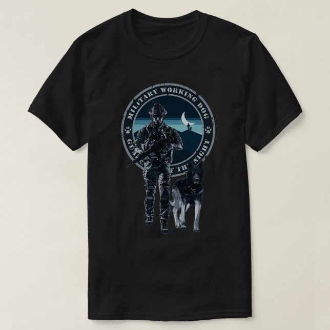 Camiseta Guardiães de Trabalho e MWD tutores (Frente do Design)
