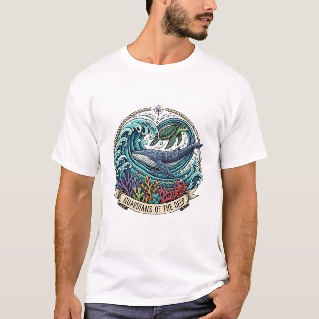 CAMISETA GUARDIÃES DO FUNDO (Frente)