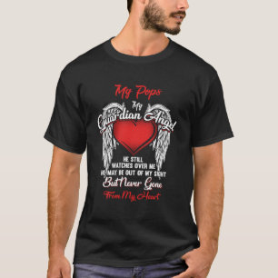 Camiseta Guardian Angel As minhas Pop de Natal Ele Vê Por M