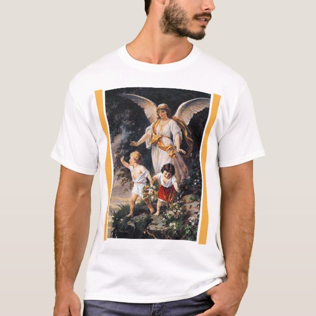 Camiseta GUARDIAN ANGEL Bernhard Plockhorst 1886 (Frente)