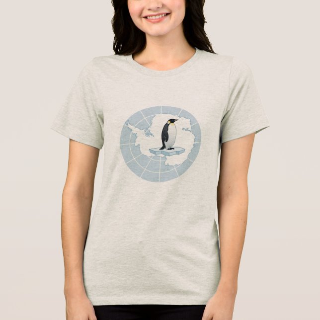 Camiseta Guardian of the South Pole Antarctica Flag (Frente)