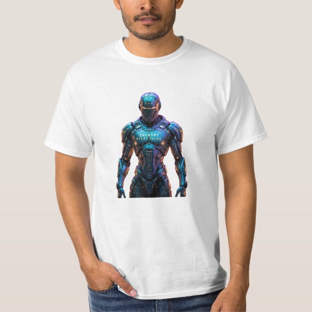 Camiseta Guardião Criptografa Tudo (Frente)