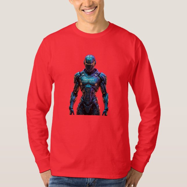 Camiseta Guardião Criptografe Tudo (Frente)