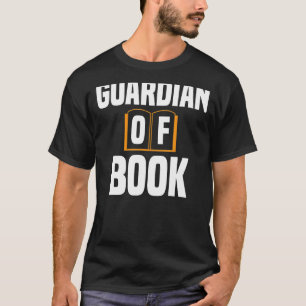 Camiseta Guardião da Biblioteca do Leitor De Livros Literár