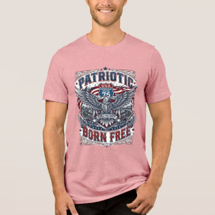 Camiseta Guardião da Estrada de Aço Patriota Motoqueiro Lib