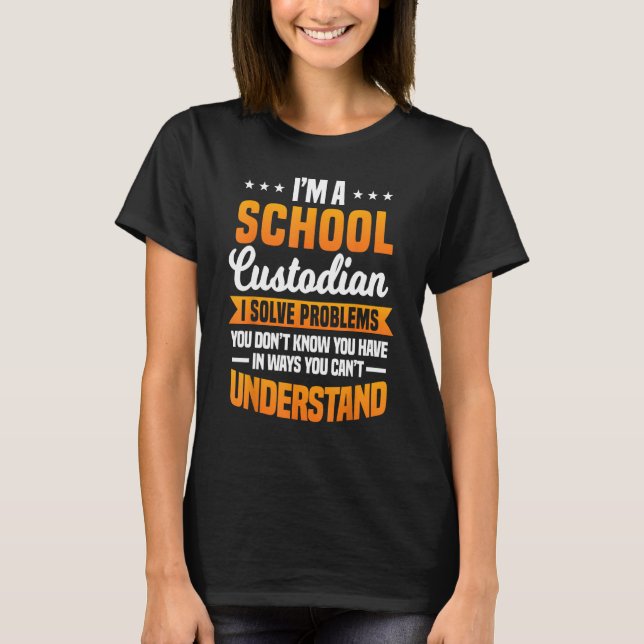 Camiseta Guardião da Guarda de Guardião de custódia escolar (Frente)