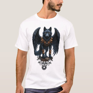 Camiseta Guardião da Lua – O Lobo de Asa Preta