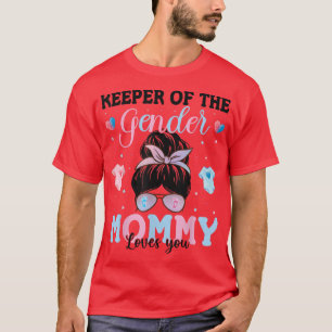 Camiseta Guardião Da Mamãe De Gênero Te Ama A Revelação De