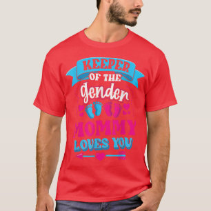 Camiseta Guardião Da Mamãe De Gênero Te Ama A Revelação De