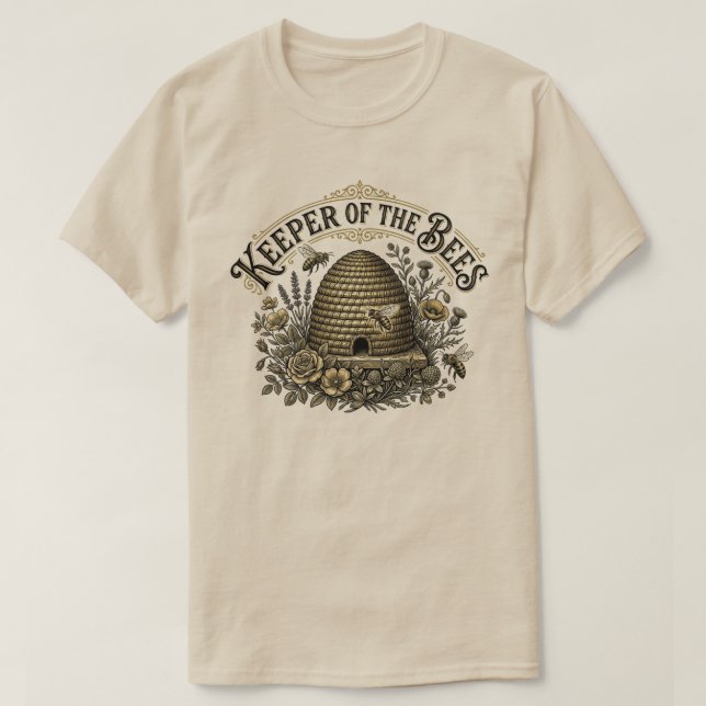 Camiseta Guardião das Abelhas Vitoriano (Frente do Design)