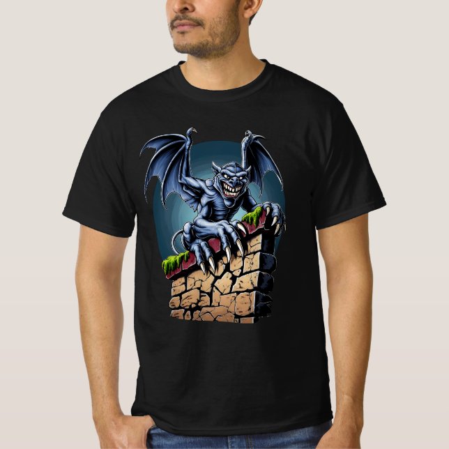 Camiseta Guardião das Alturas: Um Trabalho de arte de Gótic (Frente)