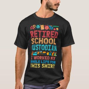 Camiseta Guardião de custódia aposentado guarda escolar I
