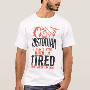 Camiseta Guardião de custódia que não paro quando sou