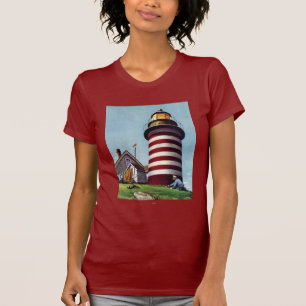 Camiseta Guardião de Farol por Stevan Dohanos