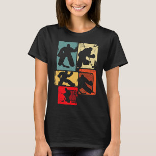 Camiseta Guardião de hóquei no gelo para rapazes, homens e