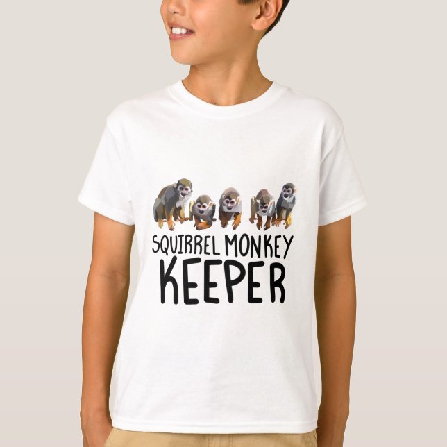 Camiseta Guardião de macacos de esquilo (Frente)