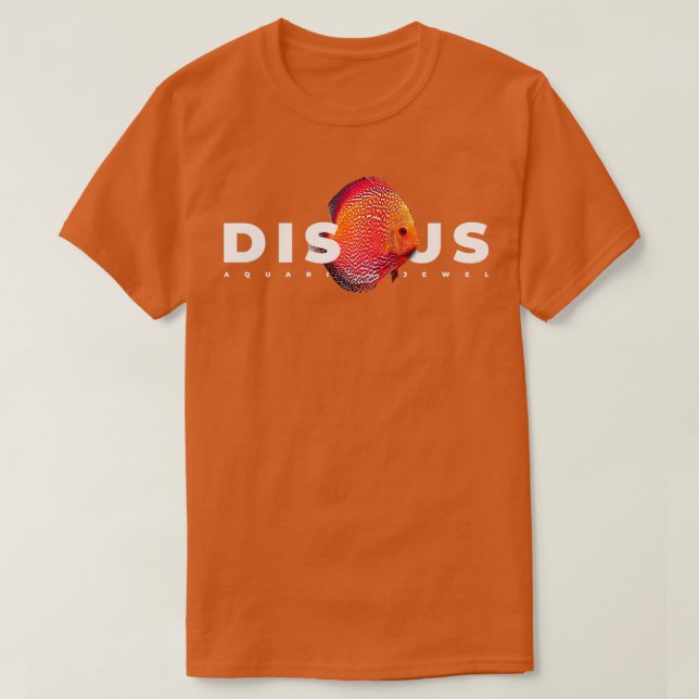 Camiseta Guardião de Peixes de Disco (Frente do Design)