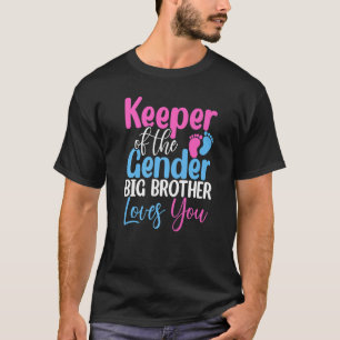 Camiseta Guardião Do Gênero Grande Irmão Te Ama Um Bebê