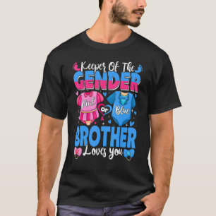 Camiseta Guardião Do Gênero Irmão Te Ama Rosa Ou Azul Ba