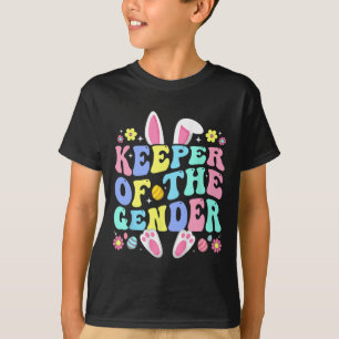 Camiseta Guardião Do Gênero Menino Ou Menina Coelho De Pásc
