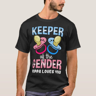 Camiseta Guardião Do Gênero Poppa Te Ama Chá de fraldas B