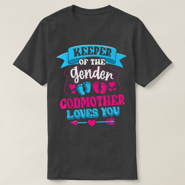 Camiseta Guardião Do Gênero Que A Madrinha Te Ama. (Frente do Design)