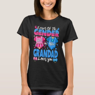 Camiseta Guardião Do Gênero Que O Vovô Te Ama Rosa Ou Azul 