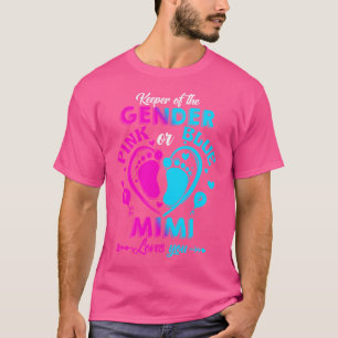 Camiseta Guardião Do Gênero Rosa Ou Azul Mimi Te Ama