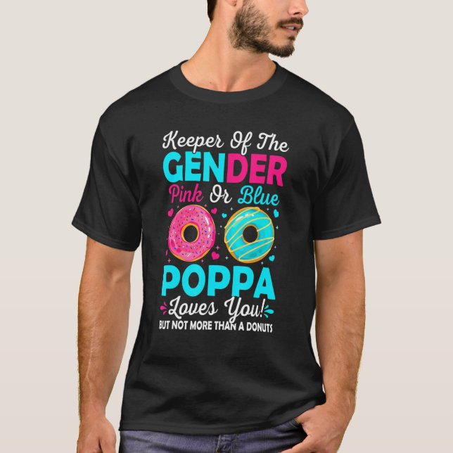 Camiseta Guardião Do Gênero Rosa Ou Azul Papai Te Ama (Frente)