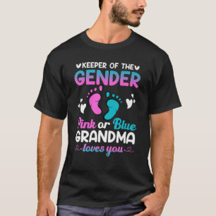 Camiseta Guardião Do Gênero Rosa Ou Azul Que A Vovó Te A