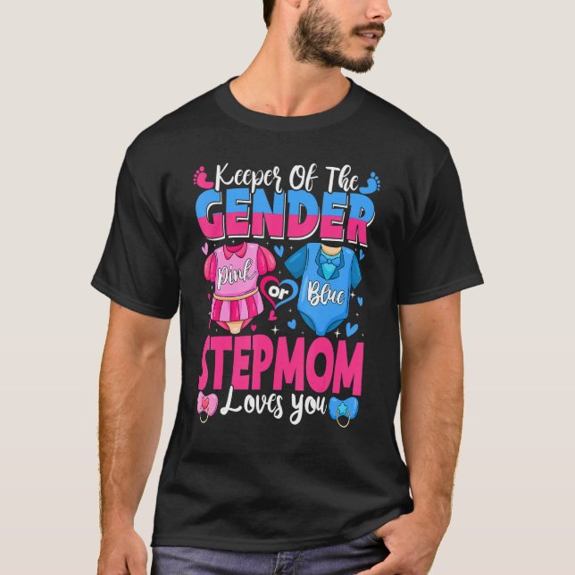Camiseta Guardião Do Gênero Stepmama Você Rosa Ou Azul Ba (Frente)
