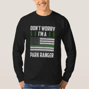 Camiseta Guardião do Parque Bandeira Americana Oficial de V