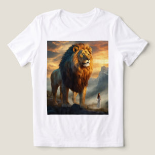 Camiseta Guardião do Reino Dourado – Leão Majestoso Fanta