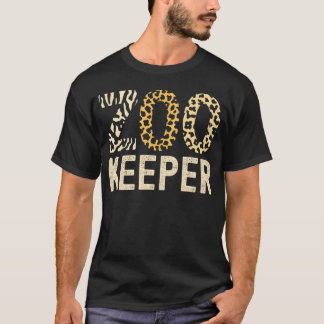 Camiseta Guardião do Zoológico Animais do Safari Zoológico 