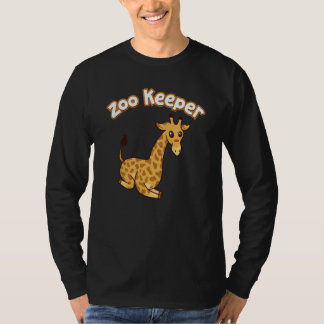 Camiseta Guardião do Zoológico Girafa Safari Animal