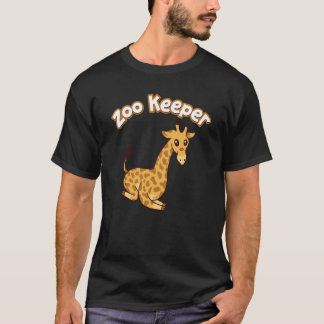 Camiseta Guardião do Zoológico Girafa Safari Animal