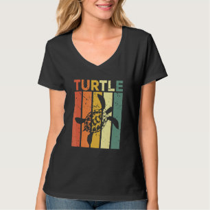 Camiseta Guardião do Zoológico Réptil Oceânico Retrô Tartar